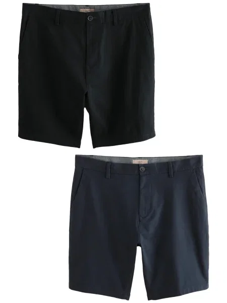 Next Pantaloni eleganți bleumarin negru
