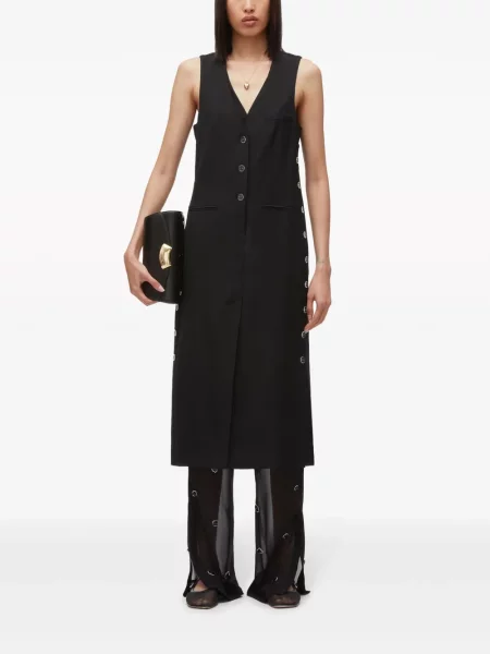 Kostiumas midi suknelė 3.1 Phillip Lim iki kelių juoda