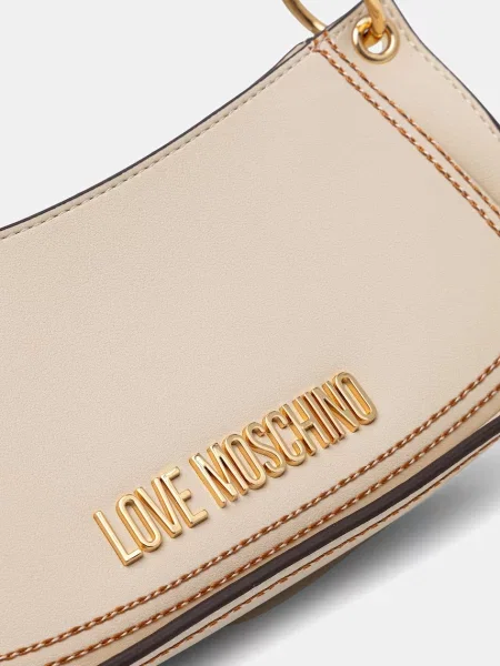 Кожаная сумка Love Moschino