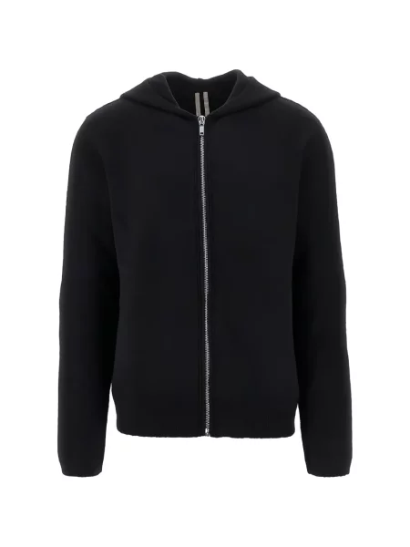 Hanorac cu glugă Rick Owens tricotate negru
