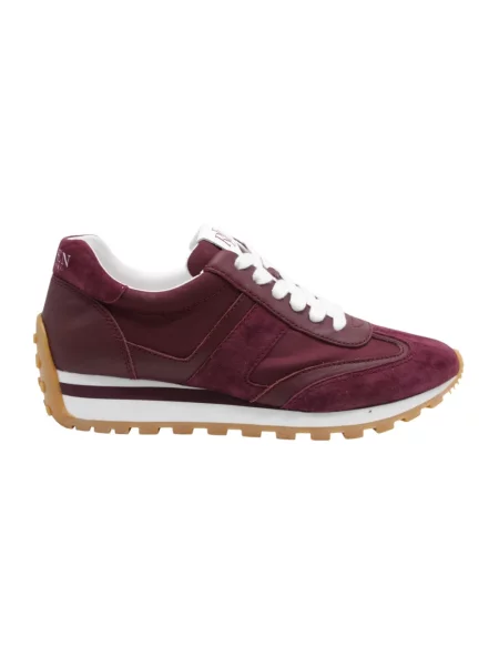 LAUREN RALPH LAUREN Sneakersy Dani Bordowy czerwone