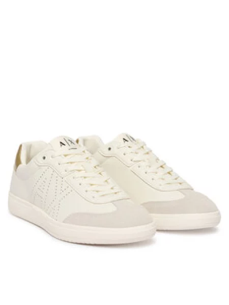 Tenisice Armani Exchange Écru