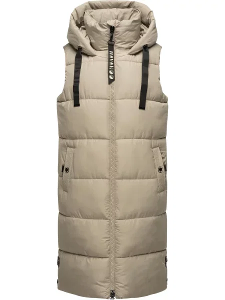 NAVAHOO Vestă bej / negru alb