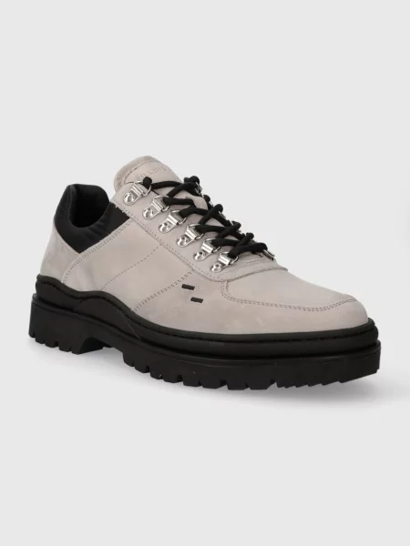 Kožené tenisky Filling Pieces Mountain Trail sivá