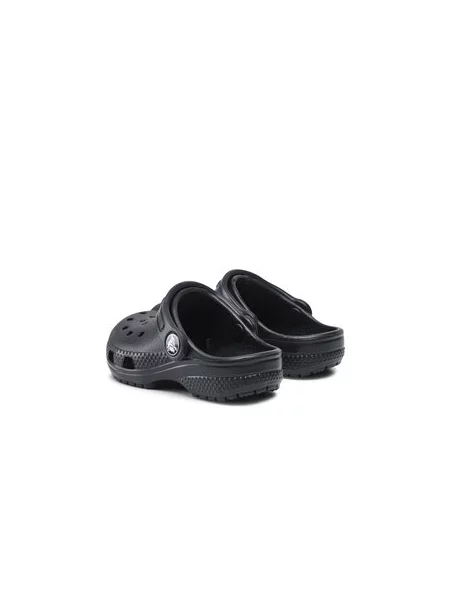 Klasikinės šlepetės Crocs su atvira nosine juoda