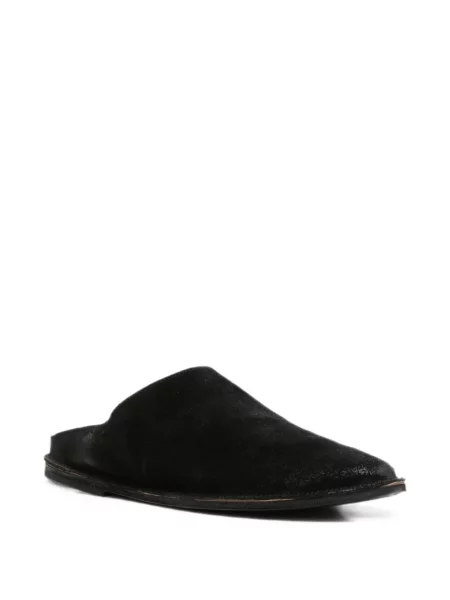 Slip-on мюли Marsell с протрити краища черно