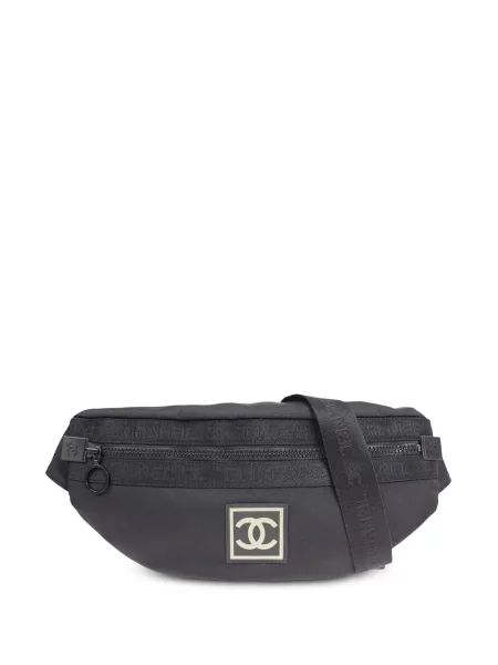 Pásek Chanel Pre-owned s autogramem černý