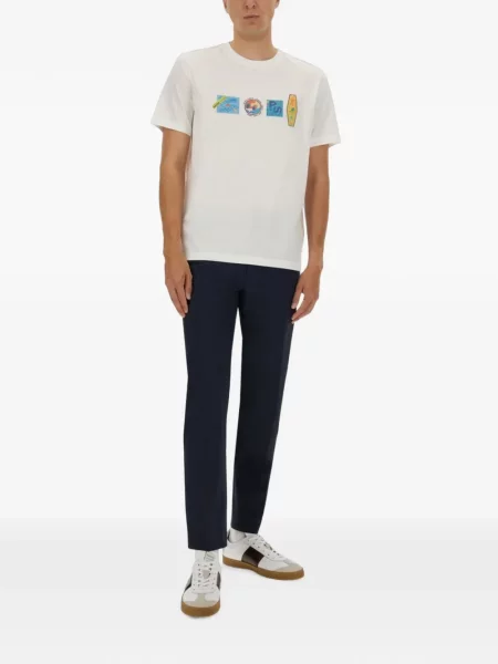 Tricou Ps Paul Smith cu imagine alb
