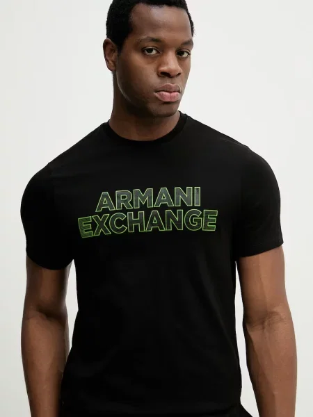 Tričko Armani Exchange černé