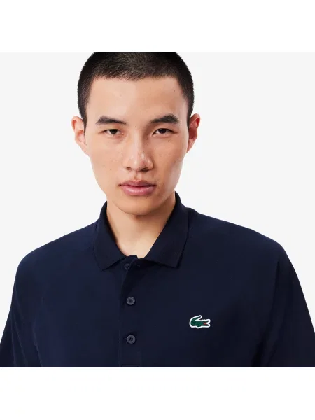Lacoste Koszulka Polo Regular Fit Uv Protect granatowa