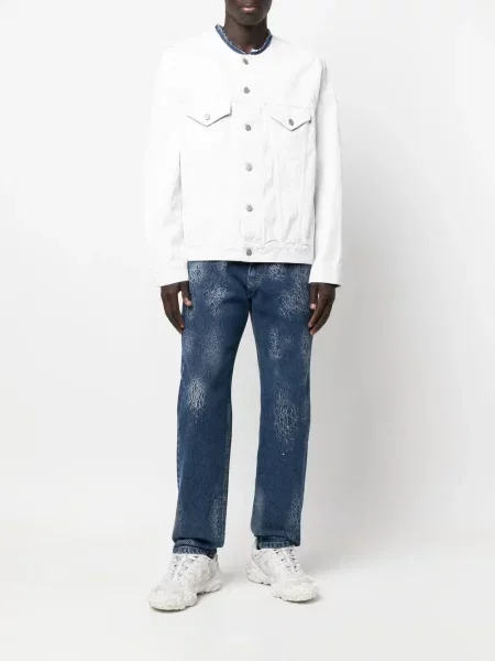 Kurtka jeansowa Maison Margiela biała