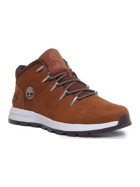 Botki Timberland skórzane brązowe