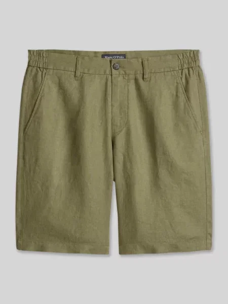 Szorty o kroju regular fit z czystego lnu model RESO JOGGER' Marc O'polo