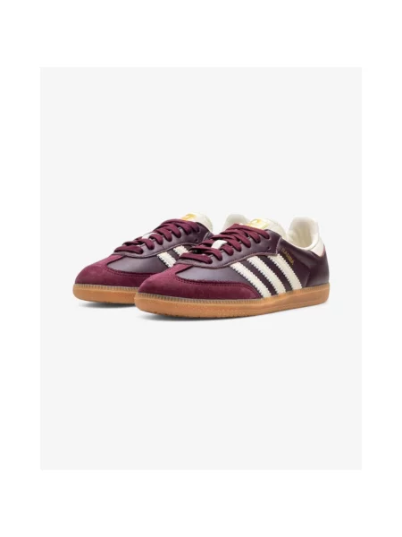 Adidas Originals sneakersy skórzane Samba OG bordowy czerwone
