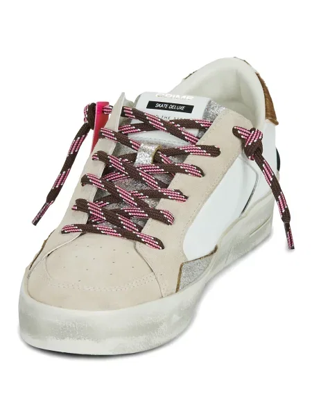 Pantofi Crime London alb