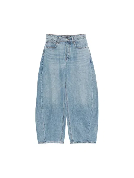 Szerokie jeansy Alexander Wang niebieskie