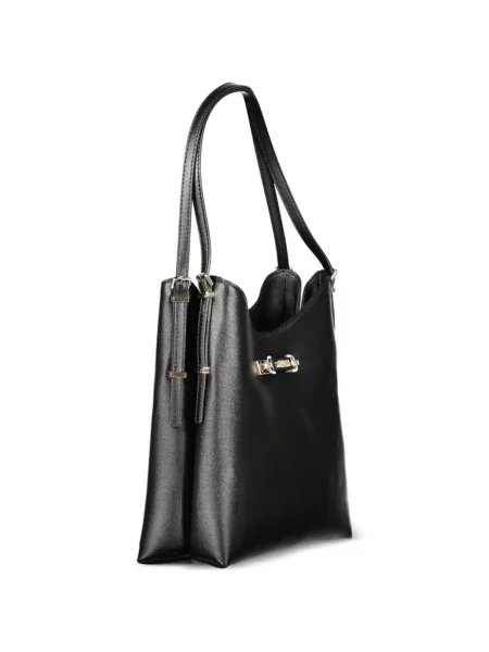 Shopper táska Guess autogrammal fekete
