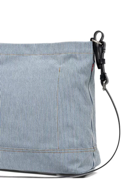 Curea Levi's® cu broderie cu cataramă cu dungi albastru