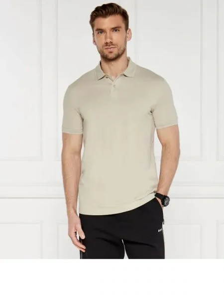 BOSS GREEN Tenisz póló Pio 1 | stretch zöld