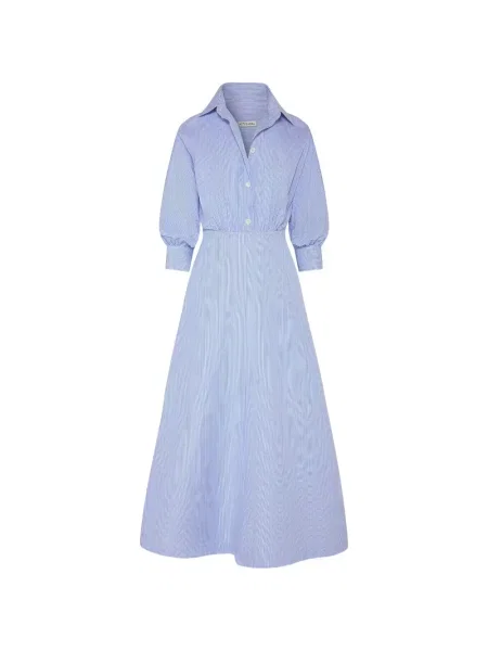 Rochie tip cămașă Altuzarra albastru