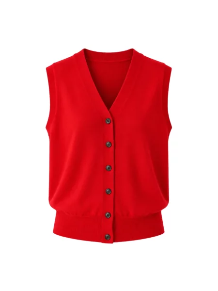 Sweter Meimeij czerwony