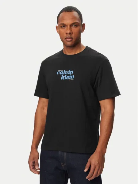 Calvin Klein Jeans Majica SS črna