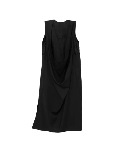 Rochie midi Less fără mâneci până la genunchi de costum negru