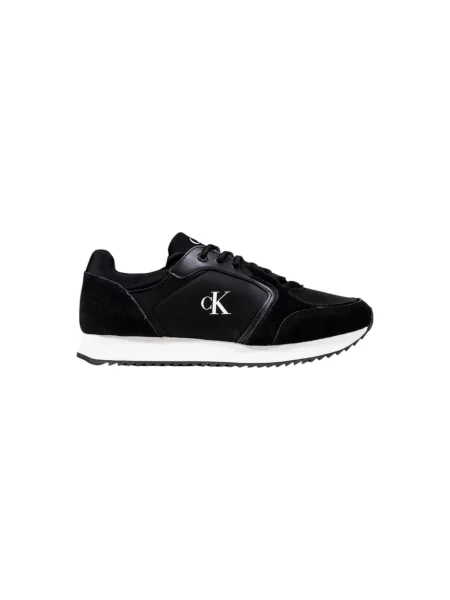 Sneakers Calvin Klein Jeans Runner Laceup Sock Mg Mix negru