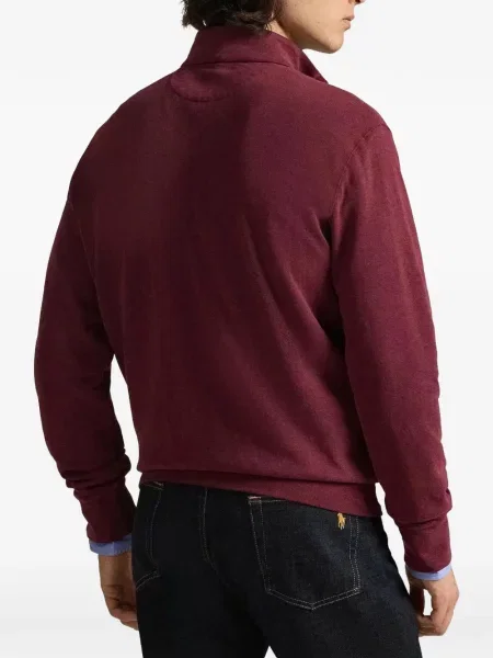 Fleece polo Polo Ralph Lauren κόκκινο