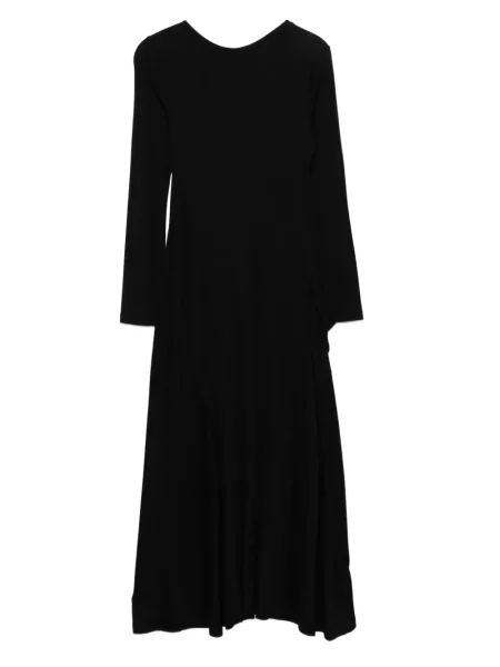 Dlouhé oblekové maxi šaty Yohji Yamamoto Pre-owned černé