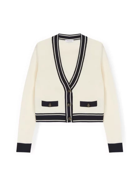 Dzianinowy kardigan Motivi biały