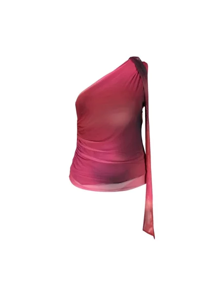 Top Desigual asimetric roz