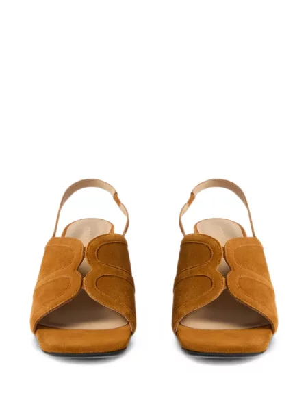 Sandale Momoni slingback maro