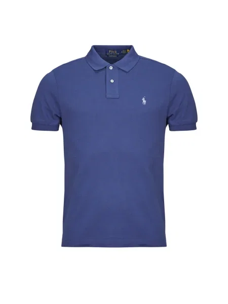 Polokošeľa Polo Ralph Lauren so sieťovinou modrá