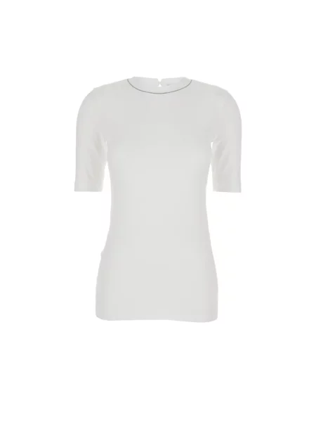 Sweter Brunello Cucinelli biały