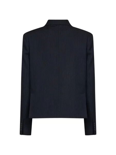 Sacou Weekend Max Mara cu două rânduri de nasturi albastru