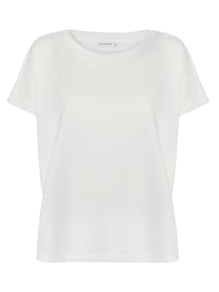TATUUM Tricou Tesja' alb