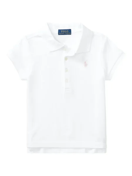 Koszulka polo dziecięca Polo Ralph Lauren biała