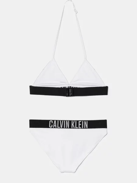 Calvin Klein Jeans Dvoudílné dětské plavky bílé