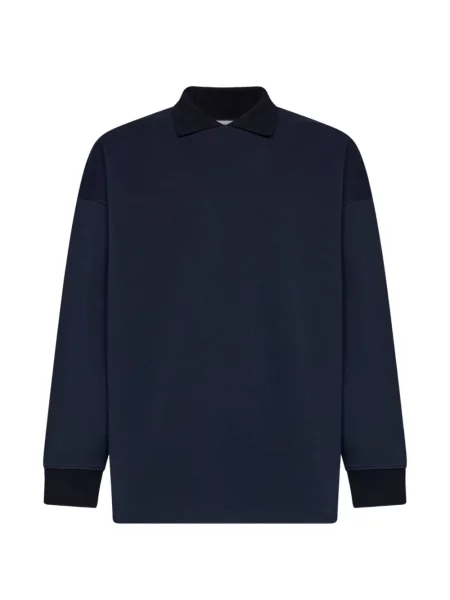 Gulerat lung tricou polo Rose Burrito albastru