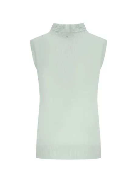 Pulover Sportmax fără mâneci verde