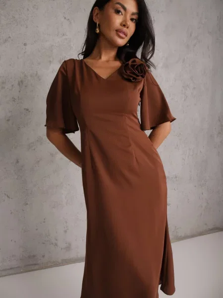 Rochie Themira maro