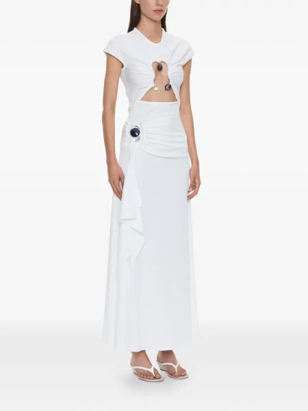 Tricou Christopher Esber de cristal alb