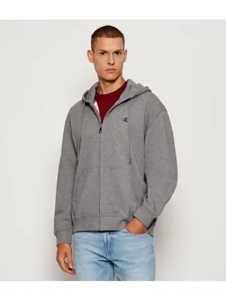 Calvin Klein Jeans Hanorac TERRY | Relaxed fit gri
