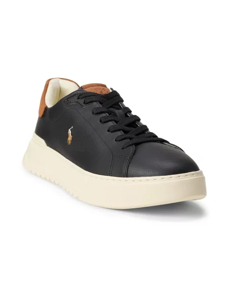 Polo Ralph Lauren Nizke superge COURT konjak črna