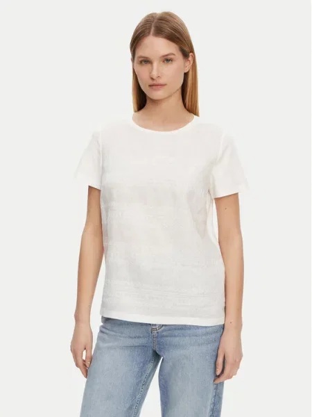 Weekend Max Mara T-Shirt Bondeno λευκό