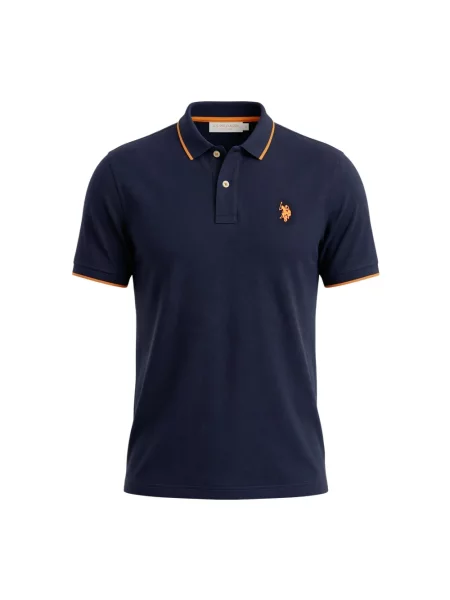 Koszulka polo U.s Polo Assn. z krótkim rękawem niebieska