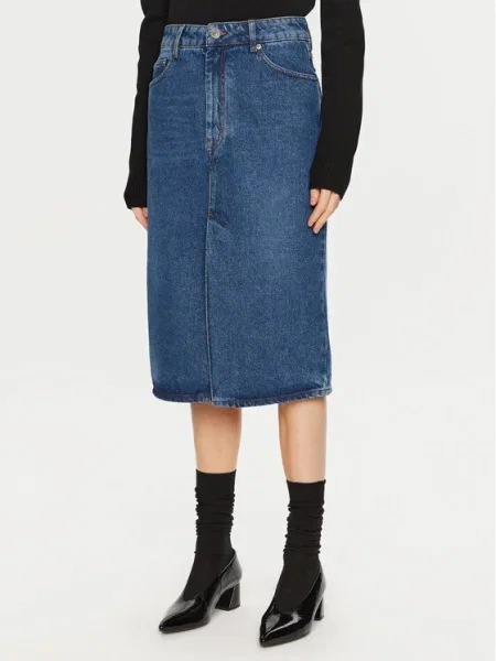 AMI PARIS Fustă de blugi albastru