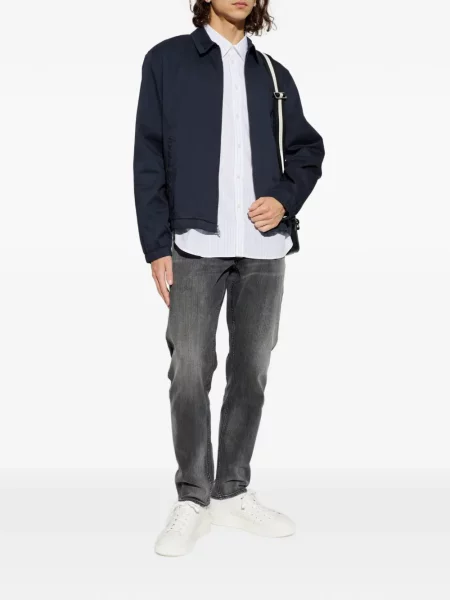 Cămașă Rag & Bone cu dungi alb