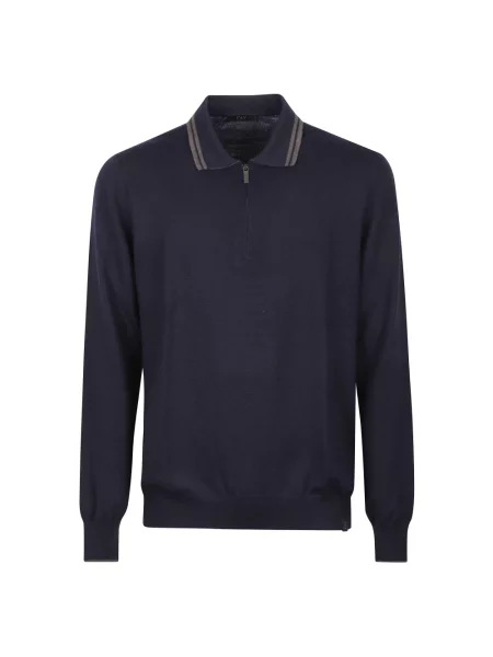 Sweter Fay wełniany niebieski